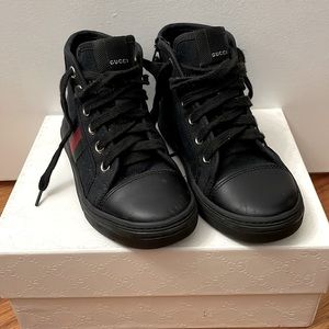 100%Authentic Kids Gucci High Top Sneaker